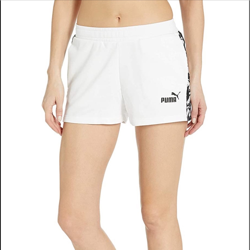 🆕 Puma amplified 2 in 1 Black and white size xlarge shorts 102
